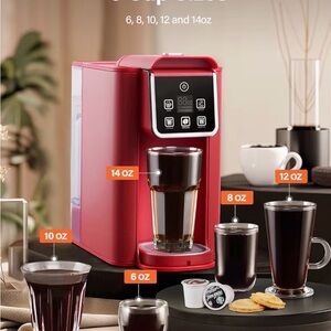 Shardor Coffee Machine - NWT - Espresso: Hot and Cold Drinks - K Cups and Ground